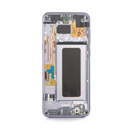 OEM Screen Replacement with Frame for Samsung Galaxy S8 Plus Orchid Gray