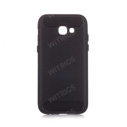 Brushed Silicon Back Shell for Samsung Galaxy A5 (2017) Black