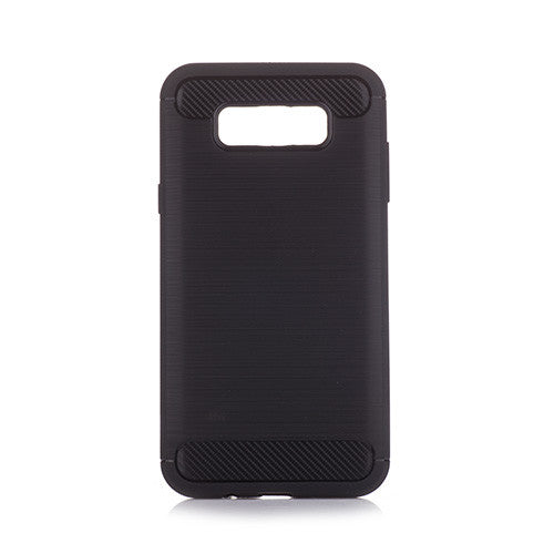 Brushed Silicon Back Shell for Samsung Galaxy J7 Black
