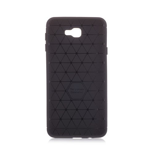 Brushed Silicon Back Shell for Samsung Galaxy J7 Prime Black