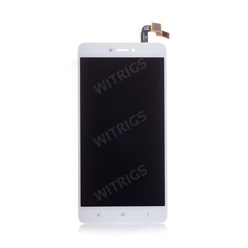 Custom LCD Screen with Digitizer Replacement for Xiaomi Redmi Note 4 White