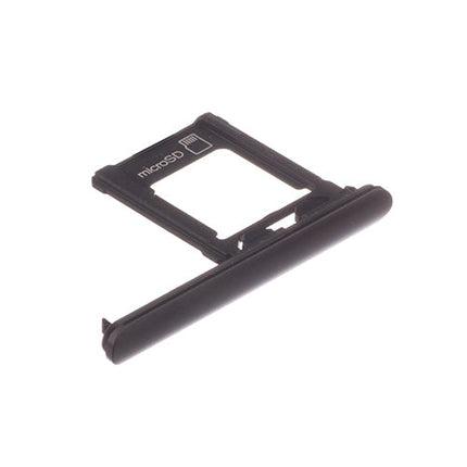 OEM SIM Card Tray + SIM Cover Flap for Sony Xperia XZ1 Black