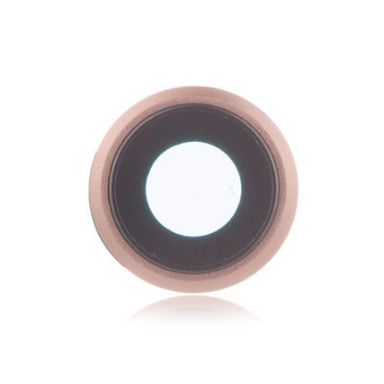 OEM Camera Glass Lens + Lens Cover for iPhone 8 Gold