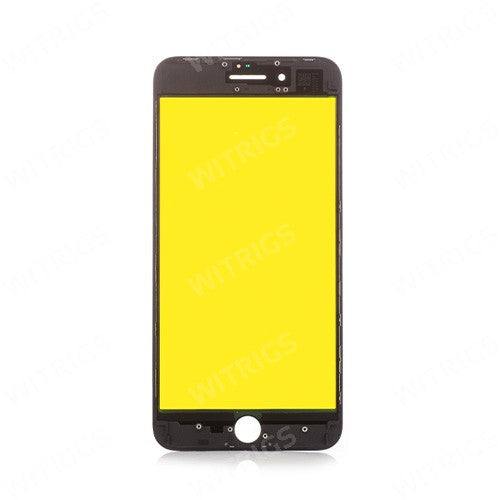 OEM Front Glass + Frame for iPhone 8 Plus Space Gray