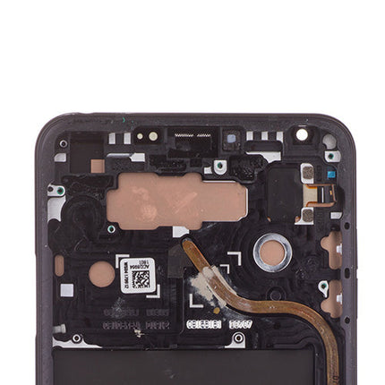 OEM P-OLED Screen Replacement with Frame for LG V30 Aurora Black