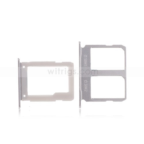 OEM SIM + SD Card Tray for Samsung Galaxy A9 Pro (2016) White