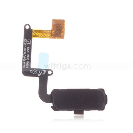 OEM Fingerprint Scanner Flex for Samsung Galaxy A3 (2017) Black Sky