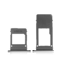 OEM SIM + SD Card Tray for Samsung Galaxy A7 (2017) Black Sky