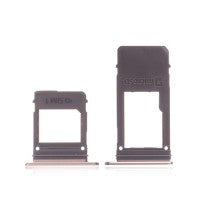 OEM SIM + SD Card Tray for Samsung Galaxy A7 (2017) Peach Cloud