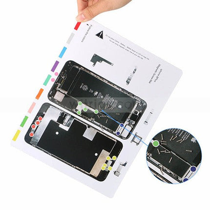 Magnetic Screw Mat for iPhone 8 Plus White