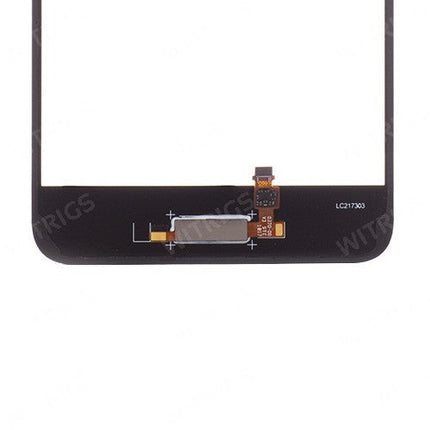 OEM Front Glass + Frame for Huawei P10 Plus Graphite Black