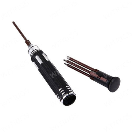 JM-8154 6 in 1 Model Screwdriver Set Black