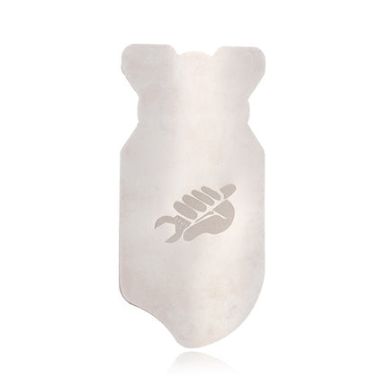 001 Fish-shape Opening Pick Silver