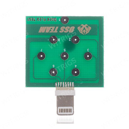 Dock Flex Test for iPhone Port Green/White