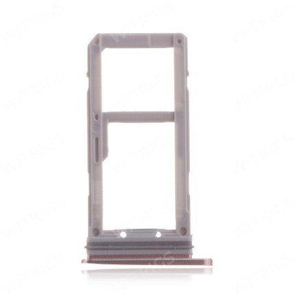OEM Dual SIM + SD Card Tray for Samsung Galaxy S7 Pink