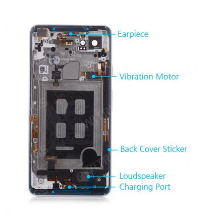 OEM Rear Housing Assembly for Google Pixel 2 XL Black & White.