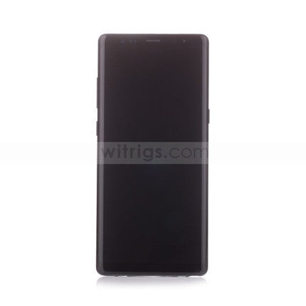 OEM Super AMOLED Screen Replacement with Frame for Samsung Galaxy Note 8 Midnight Black
