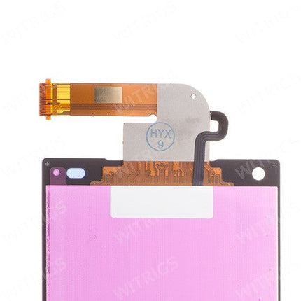 Custom LCD Screen with Digitizer Replacement for Sony Xperia Z5 Compact White