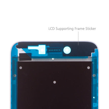 OEM LCD Supporting Frame for Xiaomi Redmi 5A White/Gold