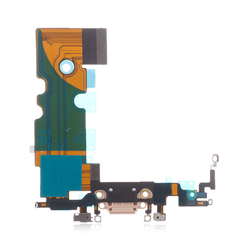 Custom Charging Port Flex for iPhone 8 Gold