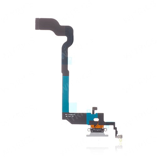 Custom Charging Port Flex for iPhone X Space Gray