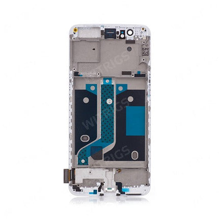 OEM Screen Replacement with Frame for OnePlus 5 White