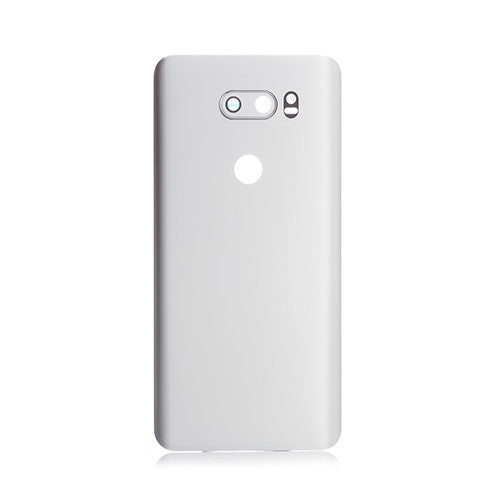 OEM Battery Cover + Camera Lens for LG V30 Cloud Silver