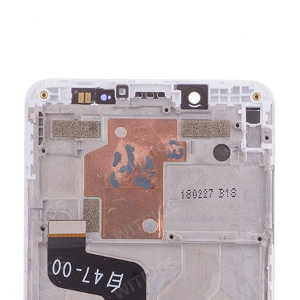 OEM Screen Replacement with Frame for Xiaomi Redmi Note 5 Pro White