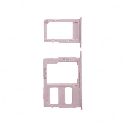 OEM SIM + SD Card Tray for Samsung Galaxy J3 Pro Pink