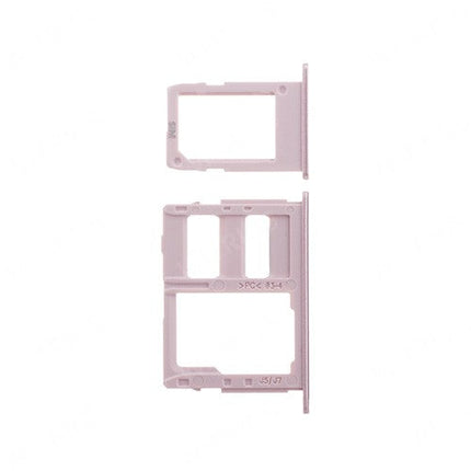 OEM SIM + SD Card Tray for Samsung Galaxy J3 Pro Pink