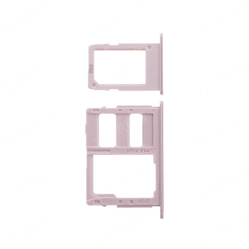 OEM SIM + SD Card Tray for Samsung Galaxy J3 Pro Pink