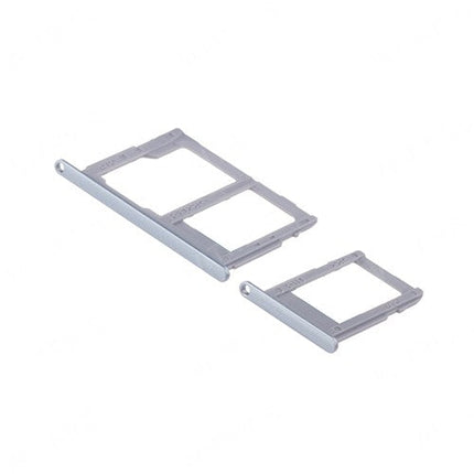 OEM Dual SIM + SD Card Tray for Samsung Galaxy J3 Pro Light Blue