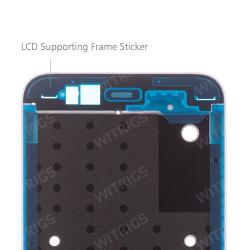 OEM LCD Supporting Frame for Xiaomi Mi A1 Black
