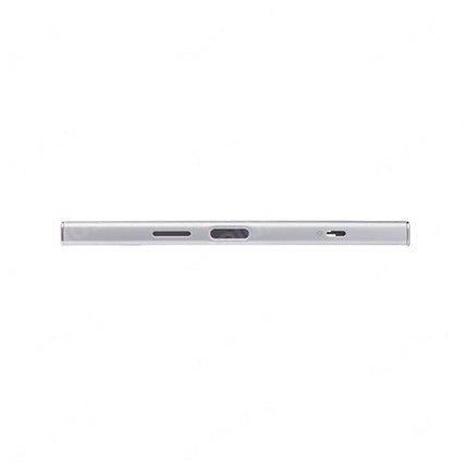 OEM Back Cover with Frame for Sony Xperia XZ1 Compact White Silver