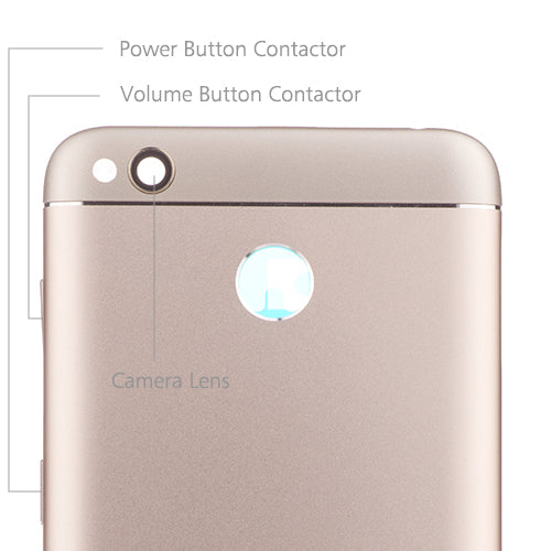 OEM Back Cover for Xiaomi Redmi 4X Gold