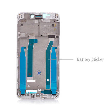 OEM LCD Supporting Frame for Xiaomi Redmi 4X White/Gold