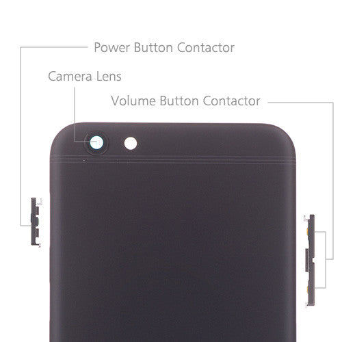 OEM Back Cover for OPPO R9s Black