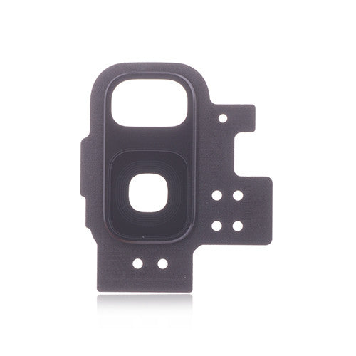 OEM Camera Lens + Camera Lens Ring for Samsung Galaxy S9 Titanium Gray