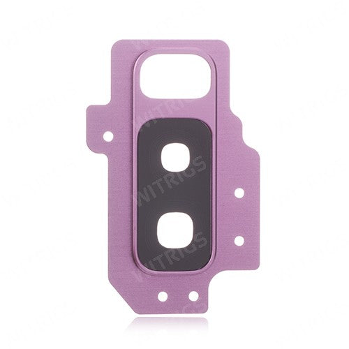OEM Camera Lens + Camera Lens Ring for Samsung Galaxy S9 Plus Lilac Purple