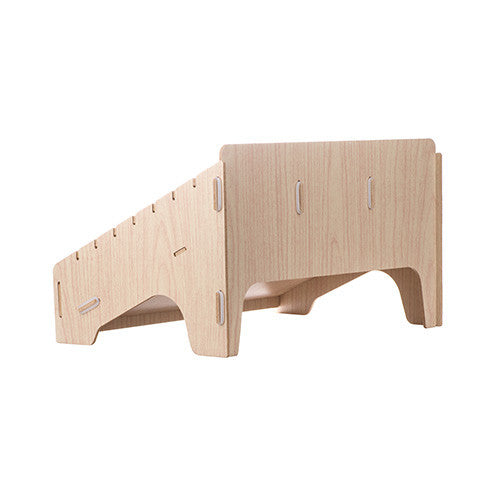 Cell Phone Wooden Storage Box Light Brown