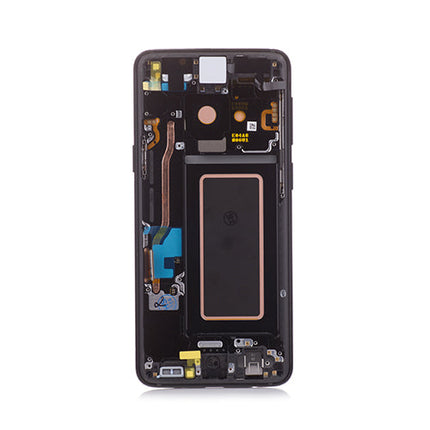 OEM AMOLED Screen Replacement with Frame for Samsung Galaxy S9 Midnight Black