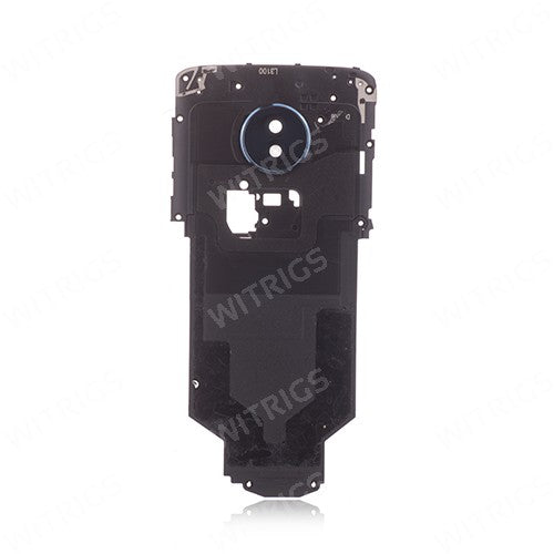 OEM Back Frame + Camera Lens for Motorola Moto G6 Play Deep Indigo