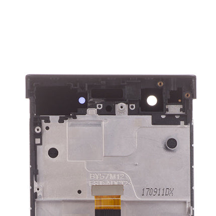 Custom Screen Replacement with Frame for Sony Xperia XA1 Black