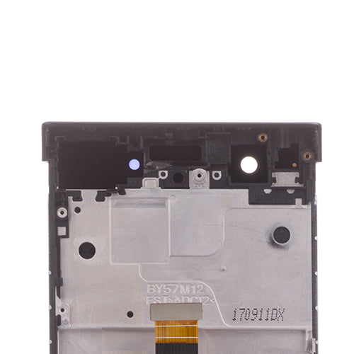 Custom Screen Replacement with Frame for Sony Xperia XA1 Black