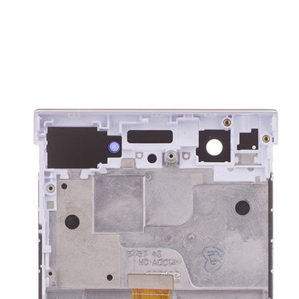 Custom Screen Replacement with Frame for Sony Xperia XA1 White