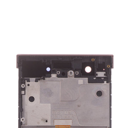 Custom Screen Replacement with Frame for Sony Xperia XA1 Pink