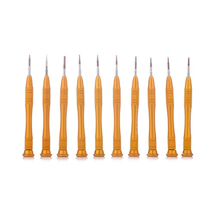 Metal Screwdriver Toolkit 10pcs/set Gold