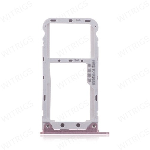 OEM SIM + SD Card Tray for Xiaomi Redmi Note 5 Pro Rose Gold