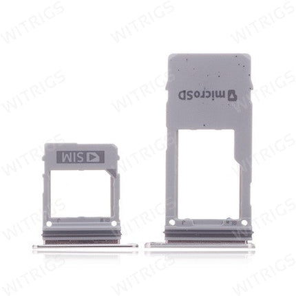 OEM SIM + SD Card Tray for Samsung Galaxy A8 Plus (2018) Gold