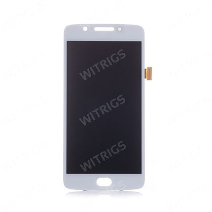 Custom LCD Screen with Digitizer Replacement for Motorola Moto G5 White